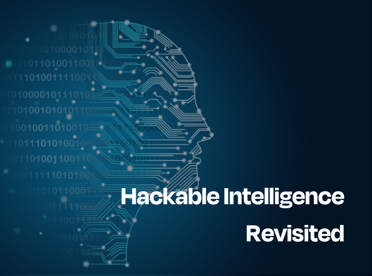 Cover for article "Hackable Intelligence revisited"