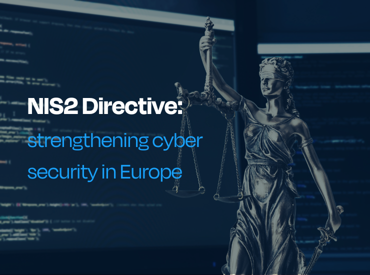 Cover for article "NIS2 directive: strengthening cyber security in Europe"